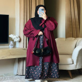 طقم 3 قطع بناتي – جيبة – كاردي – بدي